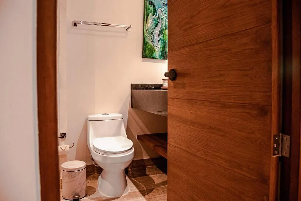 Ocean View Studio, Rooftop Pool, Steps From Beach Hyatt Playa del Carmen Apartment