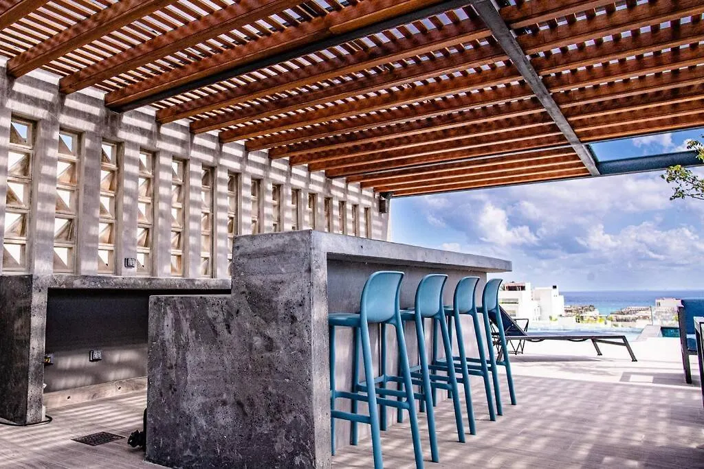 Ocean View Studio, Rooftop Pool, Steps From Beach Hyatt Playa del Carmen Mexico